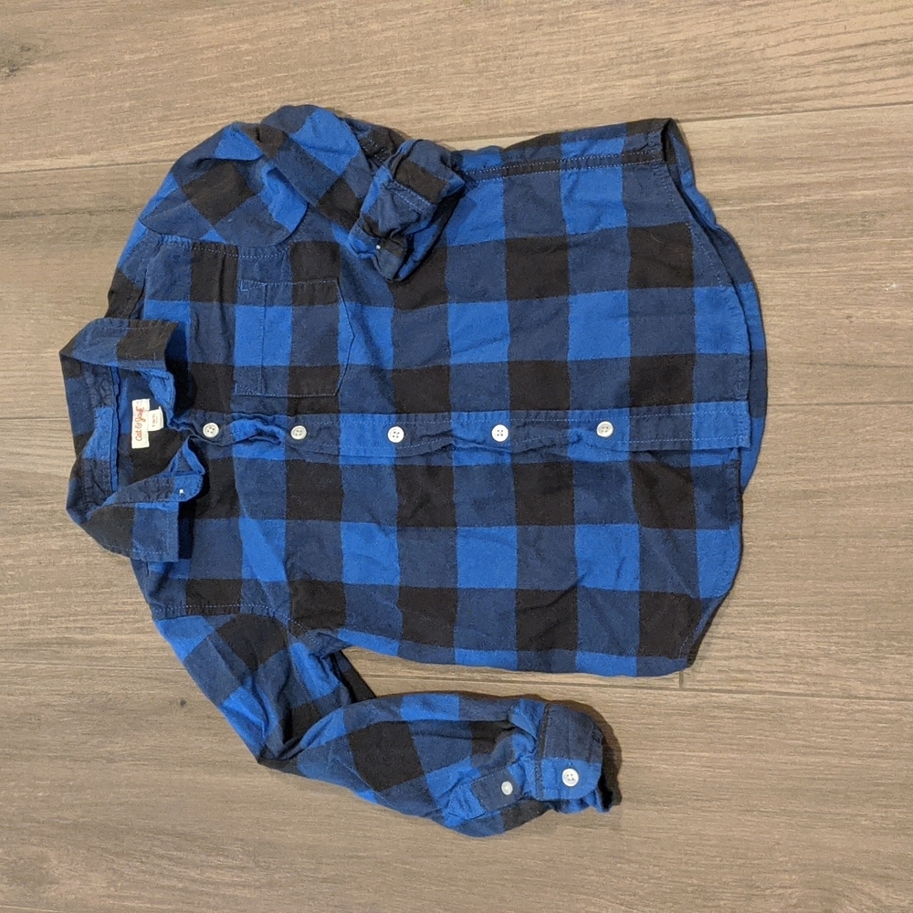 Cat and Jack button down shirt boys size 6